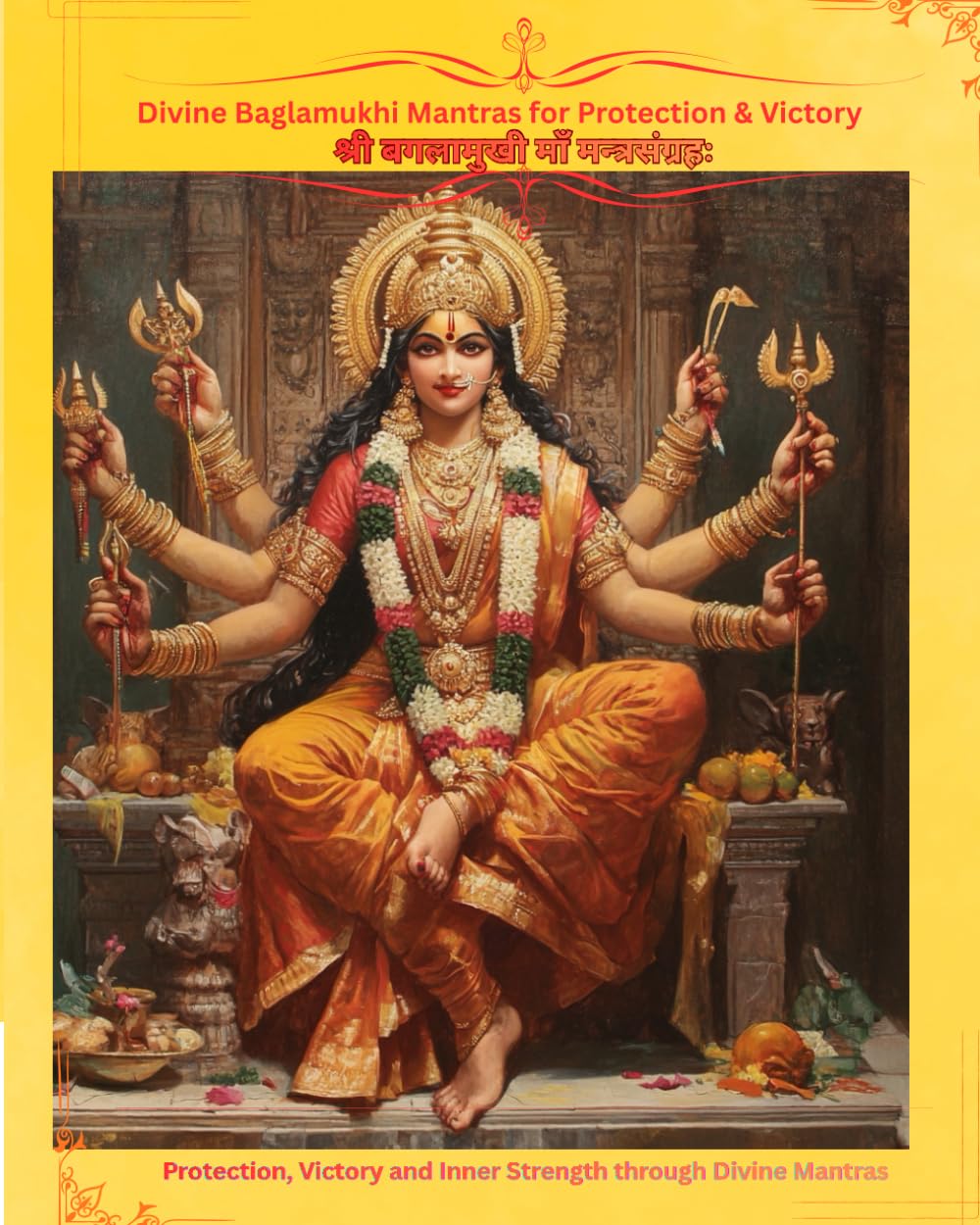 Divine Baglamukhi Mantras for Protection & Victory श्री बगलामुखी माँ मन्त्रसंग्रहः: Protection, Victory and Inner Strength through Divine Mantras