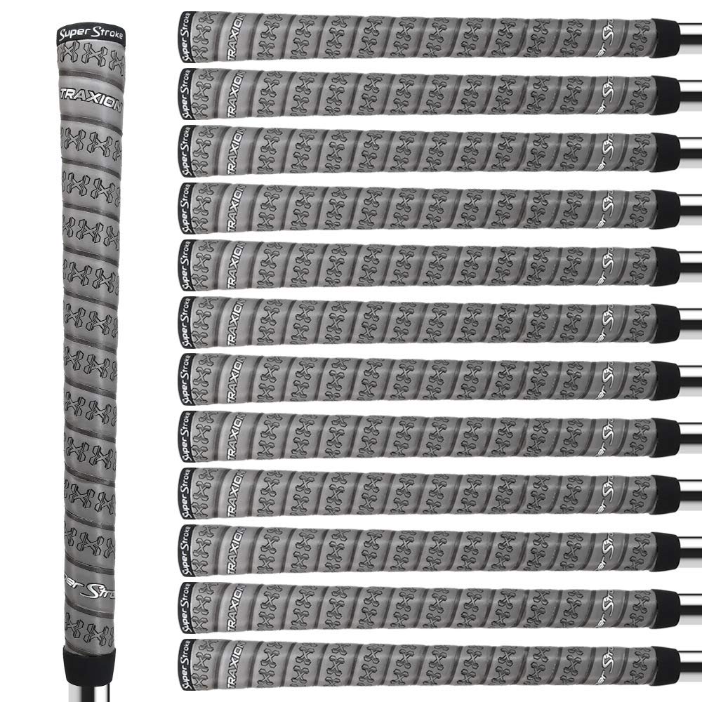 Traxion Wrap Club Grips Bundle (13) Standard - Gray