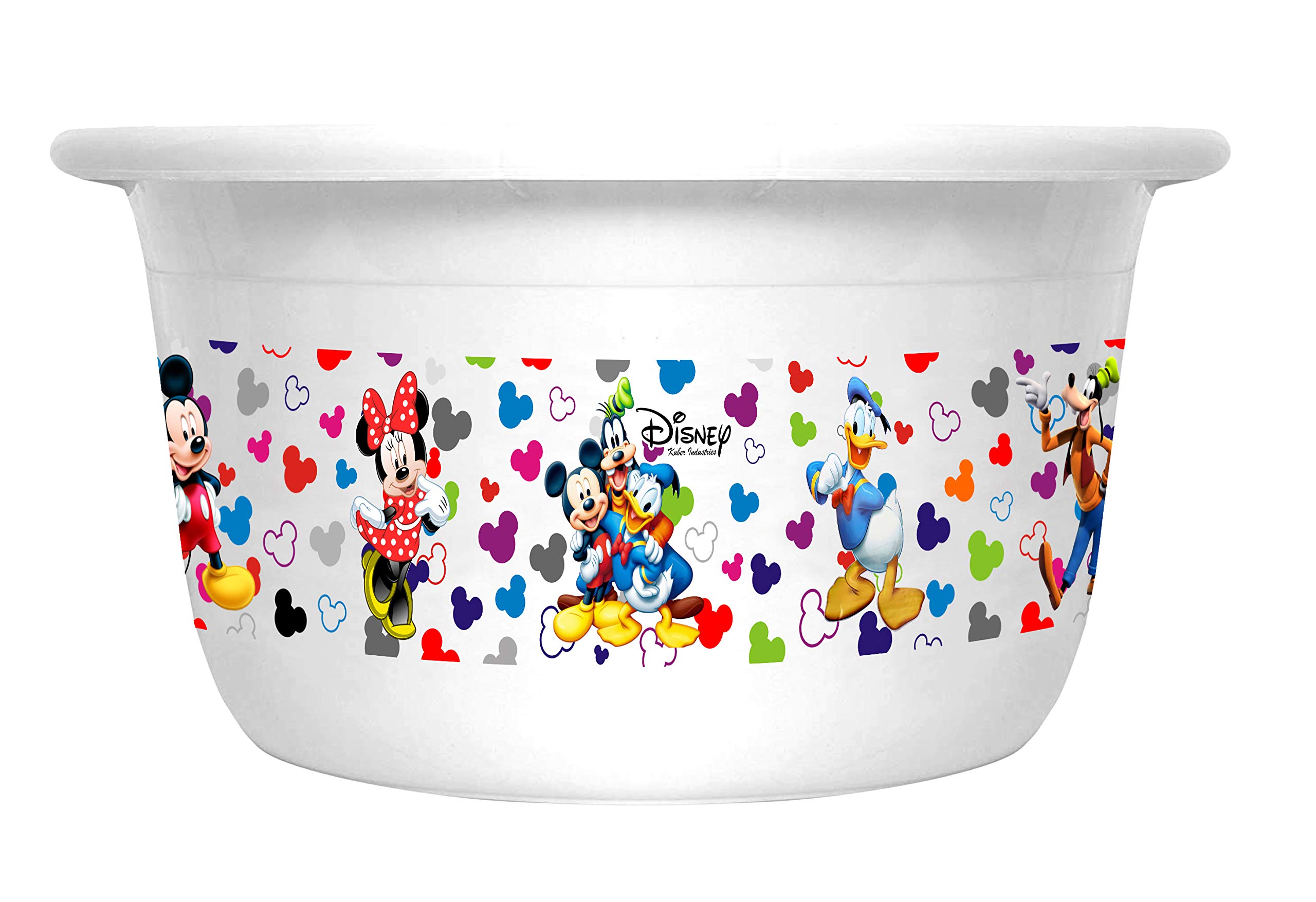 Kuber Industries Disney Team Mickey Print Unbreakable Plastic Multipurpose Bath Tub/Washing Tub 25 Ltr (White) -HS_35_KUBMART17457, (Model: HS_35_KUBMART017457) (B08Y6LGJGC) Amazon Price History, Amazon Price Tracker