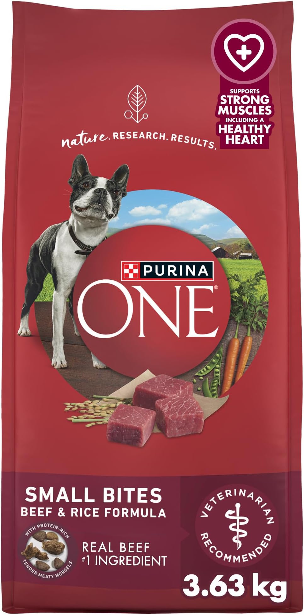 SmartBlend Small Bites Beef & Rice Formula Adult Dry Dog Food (3.63kg Bag)