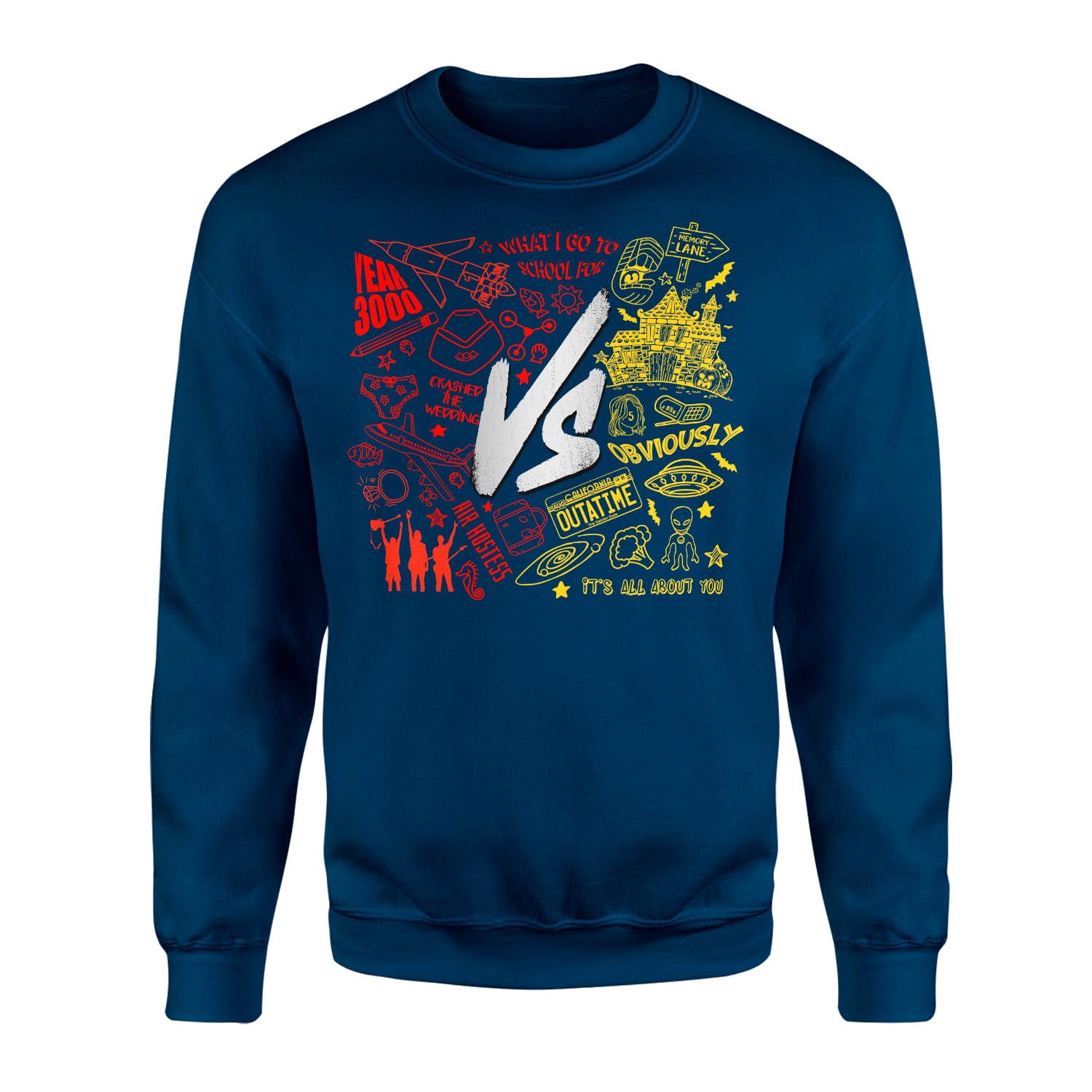 Smartypants Unisex Infant Navy Battle Of The Bands Pullover Jumper - Music Sheffield Gig Aberdeen Cardiff Tour 2004 Charlie Dougie Danny Tom James Music Album Concert Apparel Gift Present (Large, )