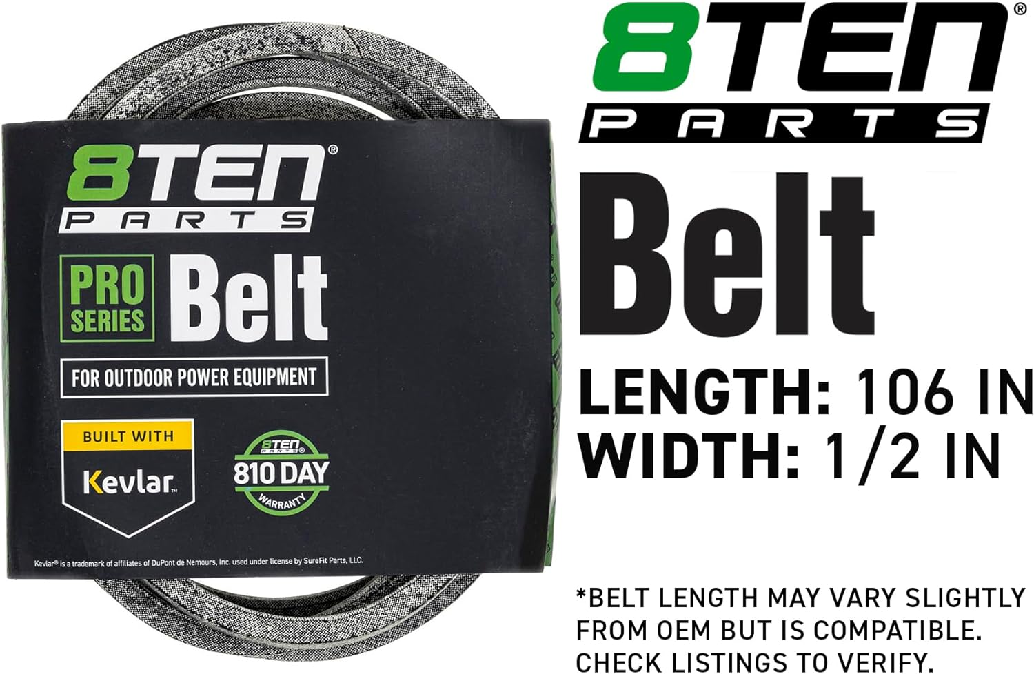 8TEN Deck Belt Blade Spindle Kit for Ariens Husqvarna Poulan 2246LS 2346XLS YTA1946 532403107 21548042 532187281