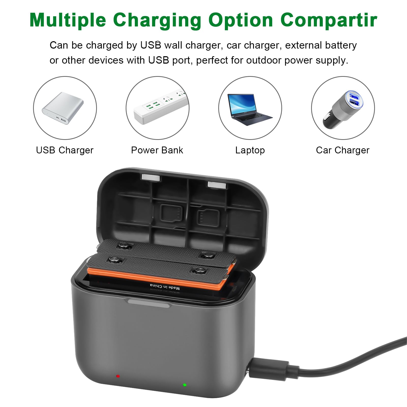 Lumineo batterij vervanger voor 3x AAA-batterijen 3x - AVRI Bloem- en