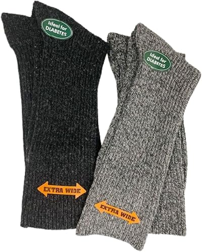 Calcetines de lana para diabéticos para mujer