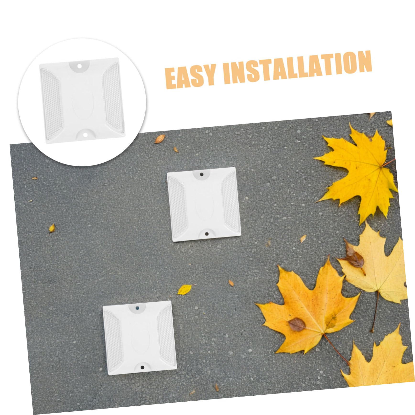 iplusmile 3 series Reflectores De Carretera Marcadores Reflectantes Para Garajes Marcadores De Entrada Reflectores De Alta Visibilidad Para Cruces 10 piezas x 3