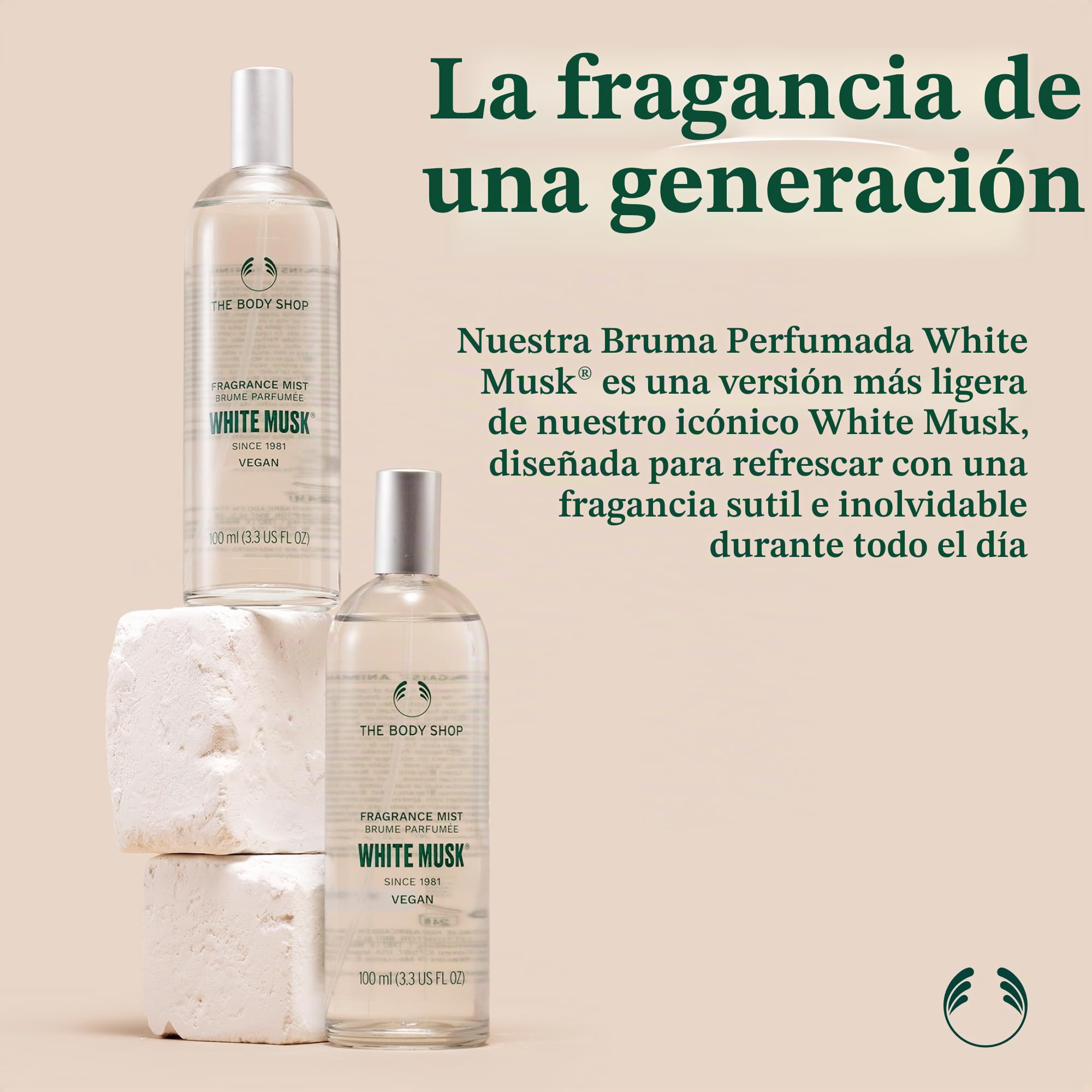 THE BODY SHOP White Musk Fragancia Niebla vegana aroma floral de almizcle