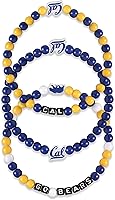 Vista 47 de FOCO NCAA unisex-adulto Paquete de 3 Pulseras de la Amistad con Cuentas con Logotipo de Equipo Universitario de la NCAA Oficialmente Licenciadas