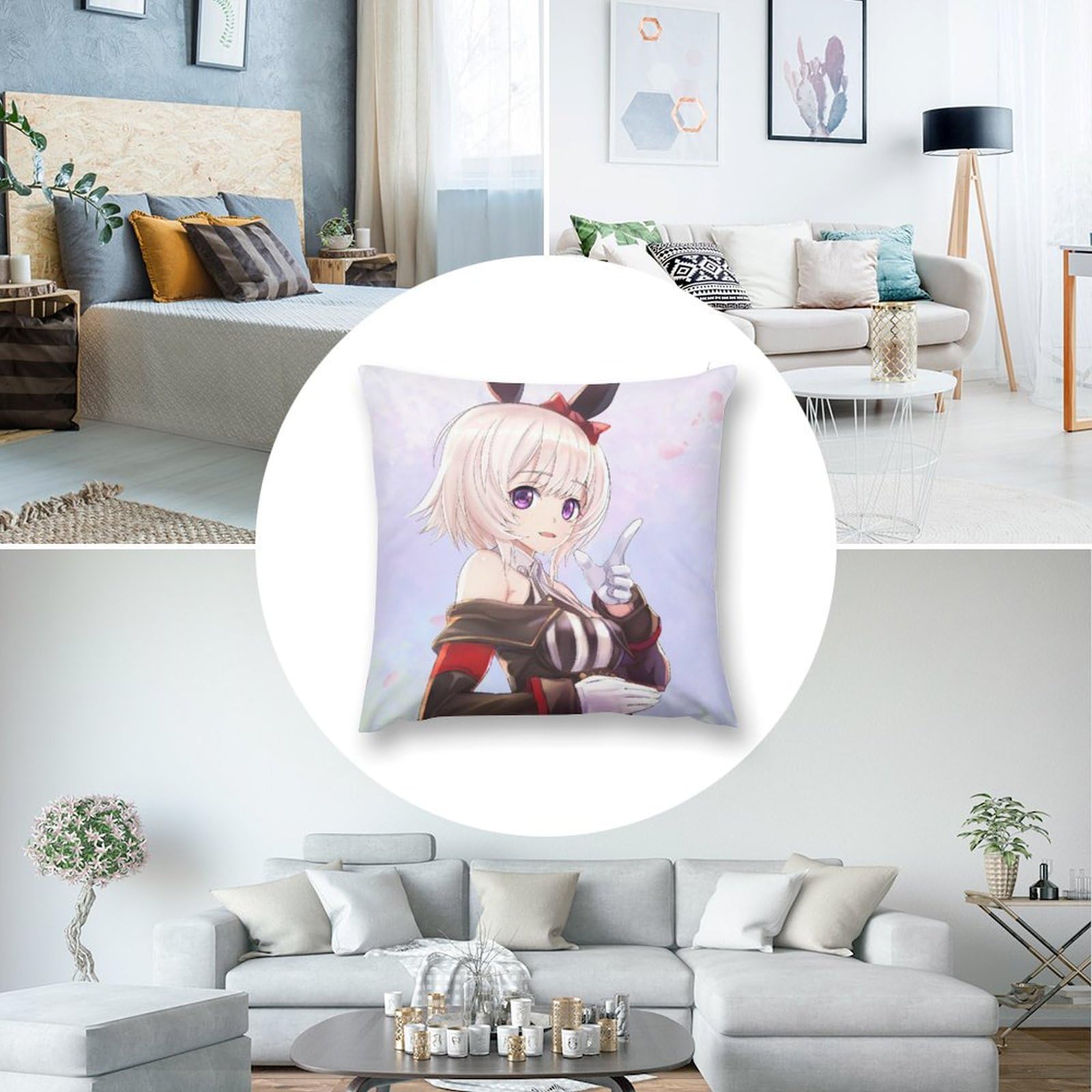 Amazon.co.jp: ウマ-娘-蝶と真机伶クッションカバー16 