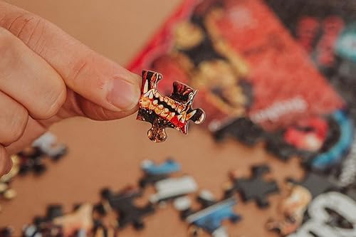 Miniatura 3 de King of Horror Collage Puzzle para adultos inspirado en Stephen King  Difícil rompecabezas de 1000 piezas  Teaser interactivo para noche de juegos