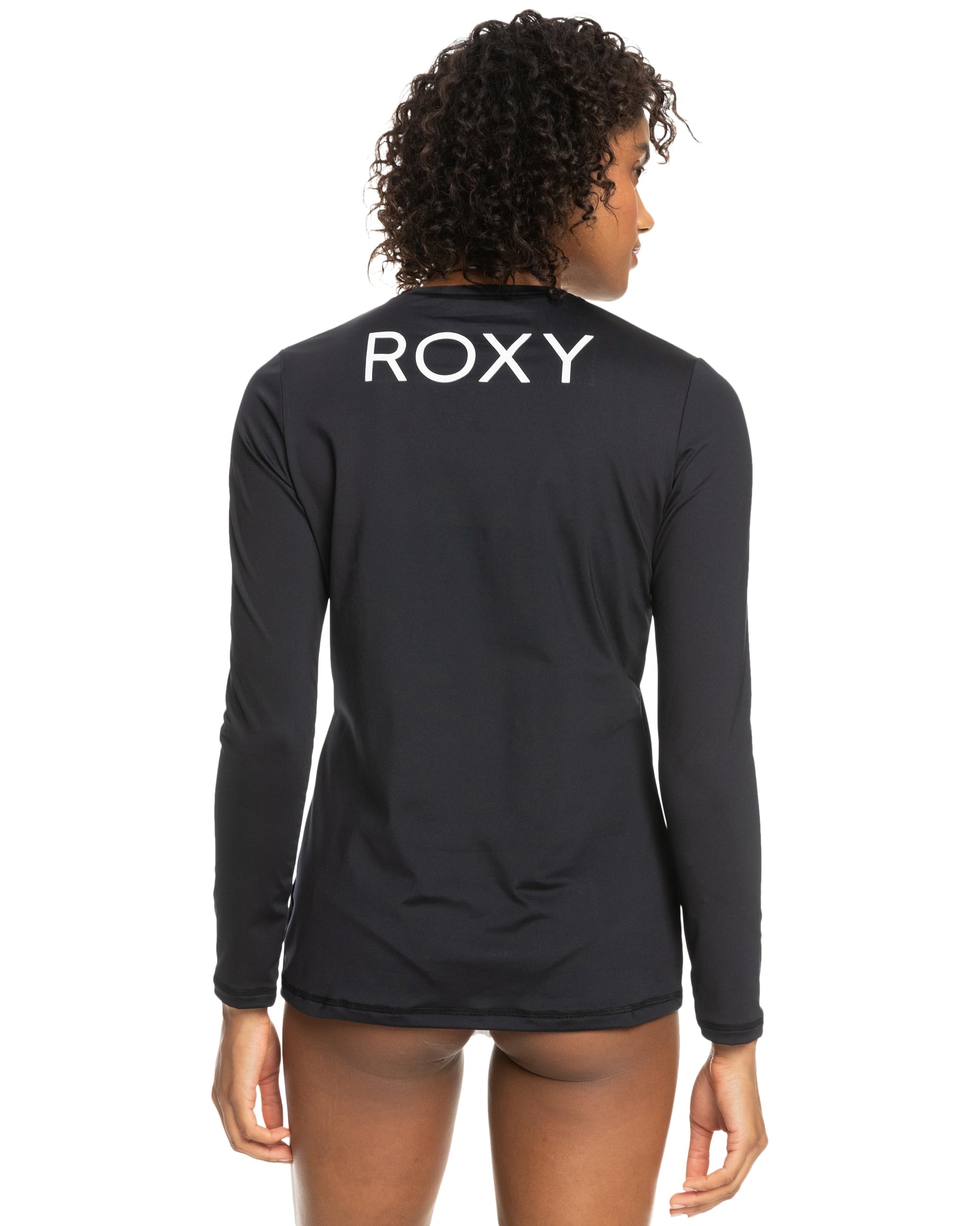 Roxy Rashguard Manica Lunga Donna Whole Hearted - UPF 50+, Compression Fit, Asciugatura Rapida, Per Surf, Yoga, Trekking, Blu, Taglia XS - 5