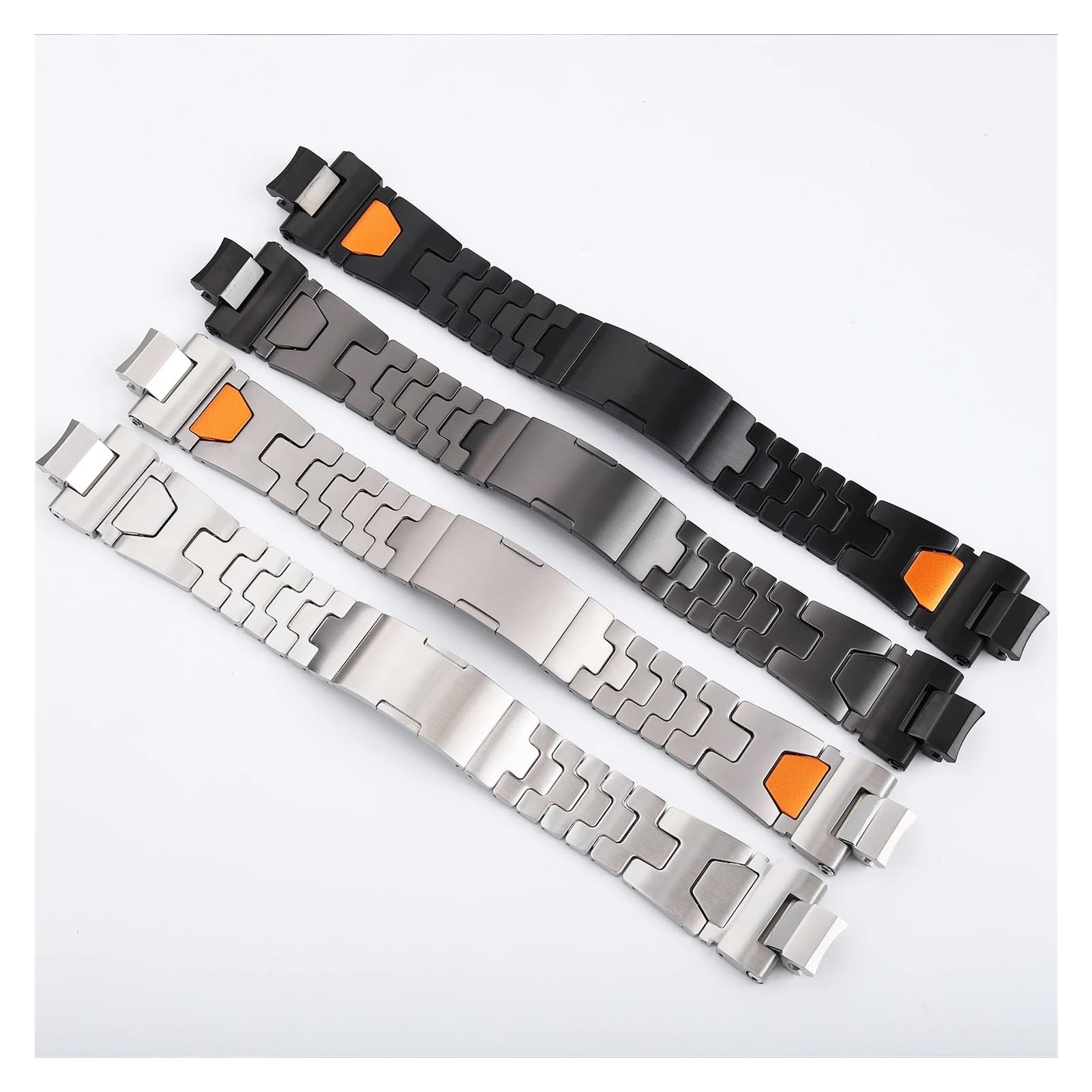 Compatibile con il cinturino for orologio Casio serie MTG-B3000 personalizzato in acciaio inossidabile massiccio a sgancio rapido for uomo