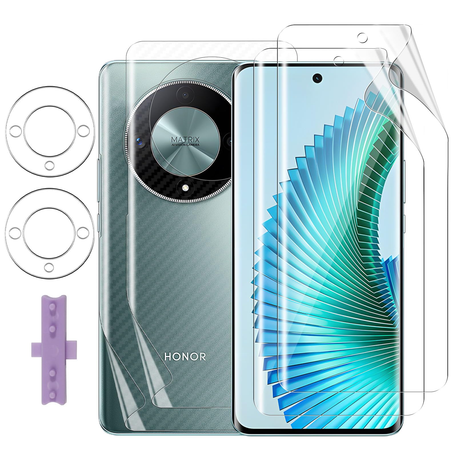 NEW'C 3 Piezas, Protector Pantalla Para Motorola Moto G42, Cristal