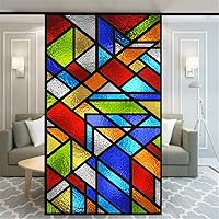 Vista 11 de Película decorativa de privacidad esmerilada sin pegamento para ventana, hermoso patrón de playa, cubierta de puerta de vidrio, calcomanías