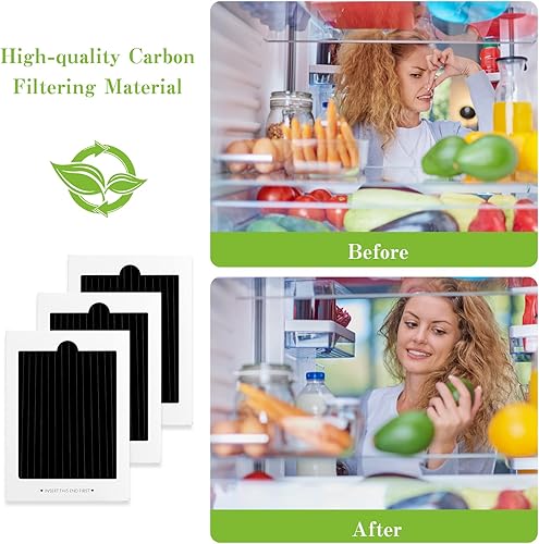 Miniatura 9 de SEISSO Repuesto de filtro de aire para refrigerador activado por carbono, compatible con Frigidaire Pure Air Ultra y Electrolux EAFCBF, PAULTRA,