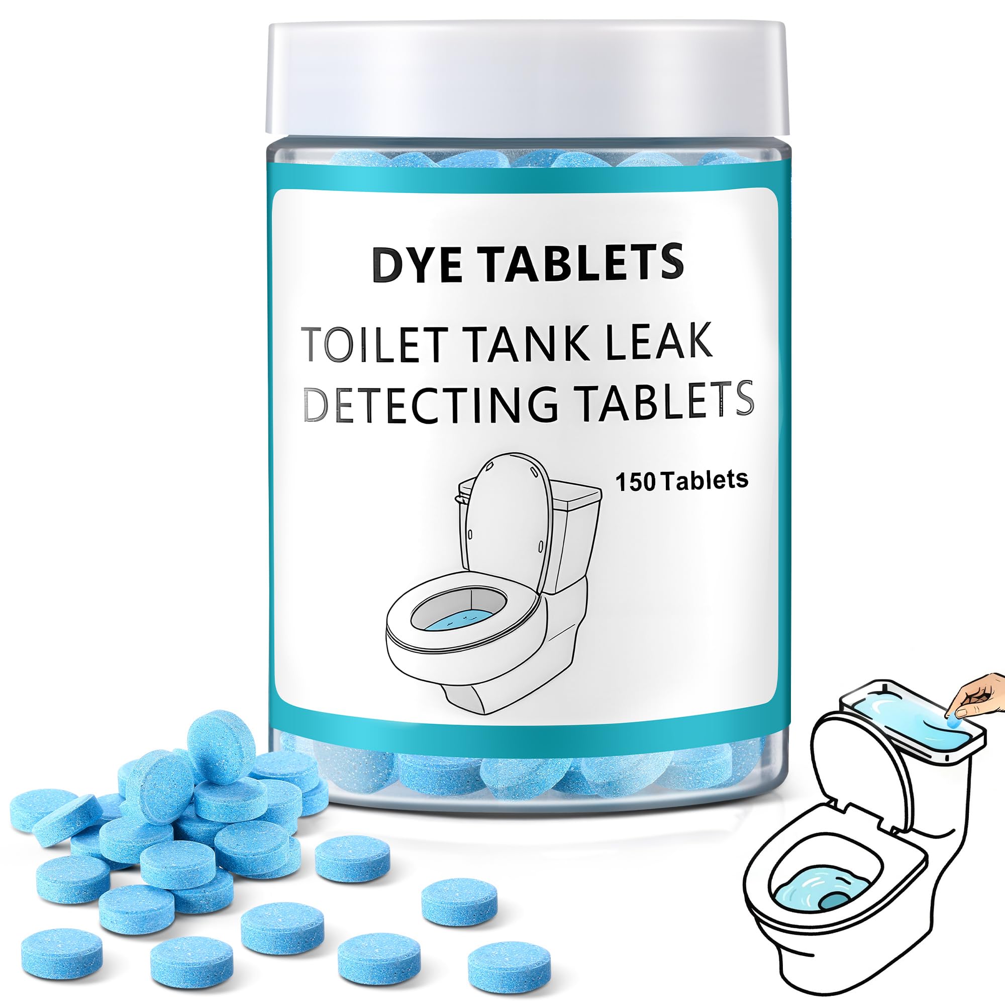 Toilet Leak Detection Tablets - Find Hidden Leaks! -10