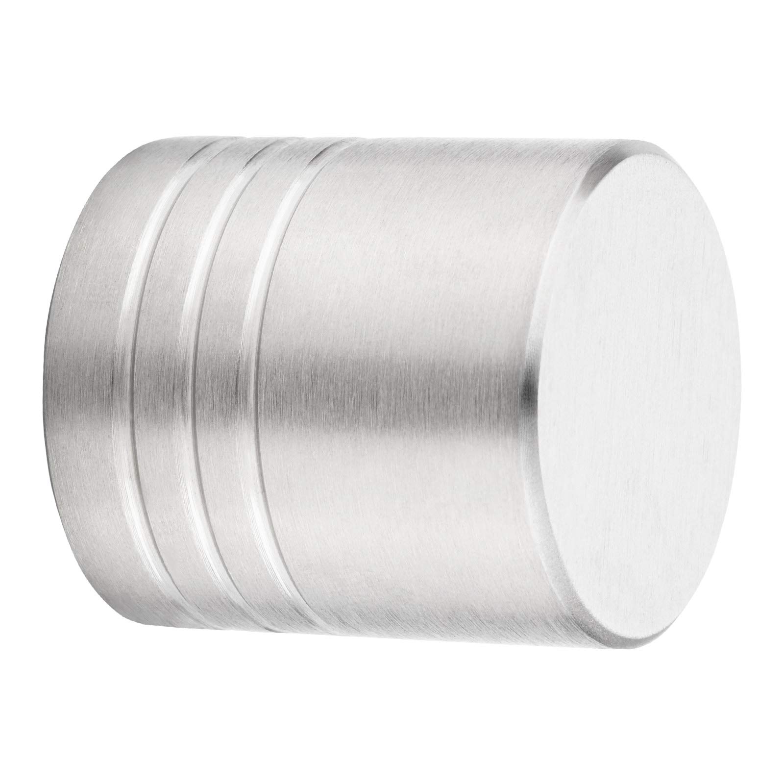 SOTECH 10 Stück Möbelknöpfe BRISTOL Ø 30 mm Höhe 32 mm Edelstahl gebürstet
