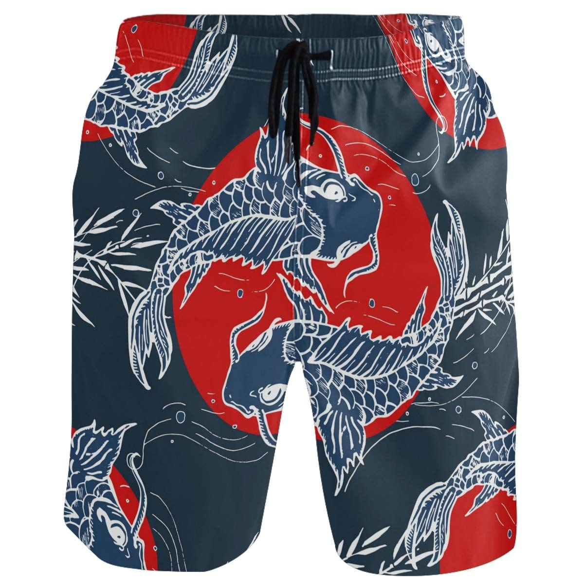 visesunny Men's Colorful Flower Print Beach Shorts Hot Summer Swim Trunks Sports Running Bathing Suits with Mesh Lining