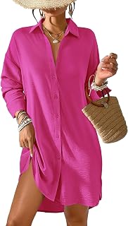 Damen Strandkleid Sommer Strandtunika Cover Up