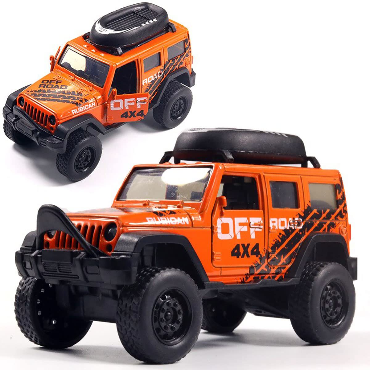 Magicwand 1:36 Scale Die-Cast Off-Road【Random Design & Color】 Cruiser with Openable Doors and Pull Back Action【Pack of 1 Pc】 1