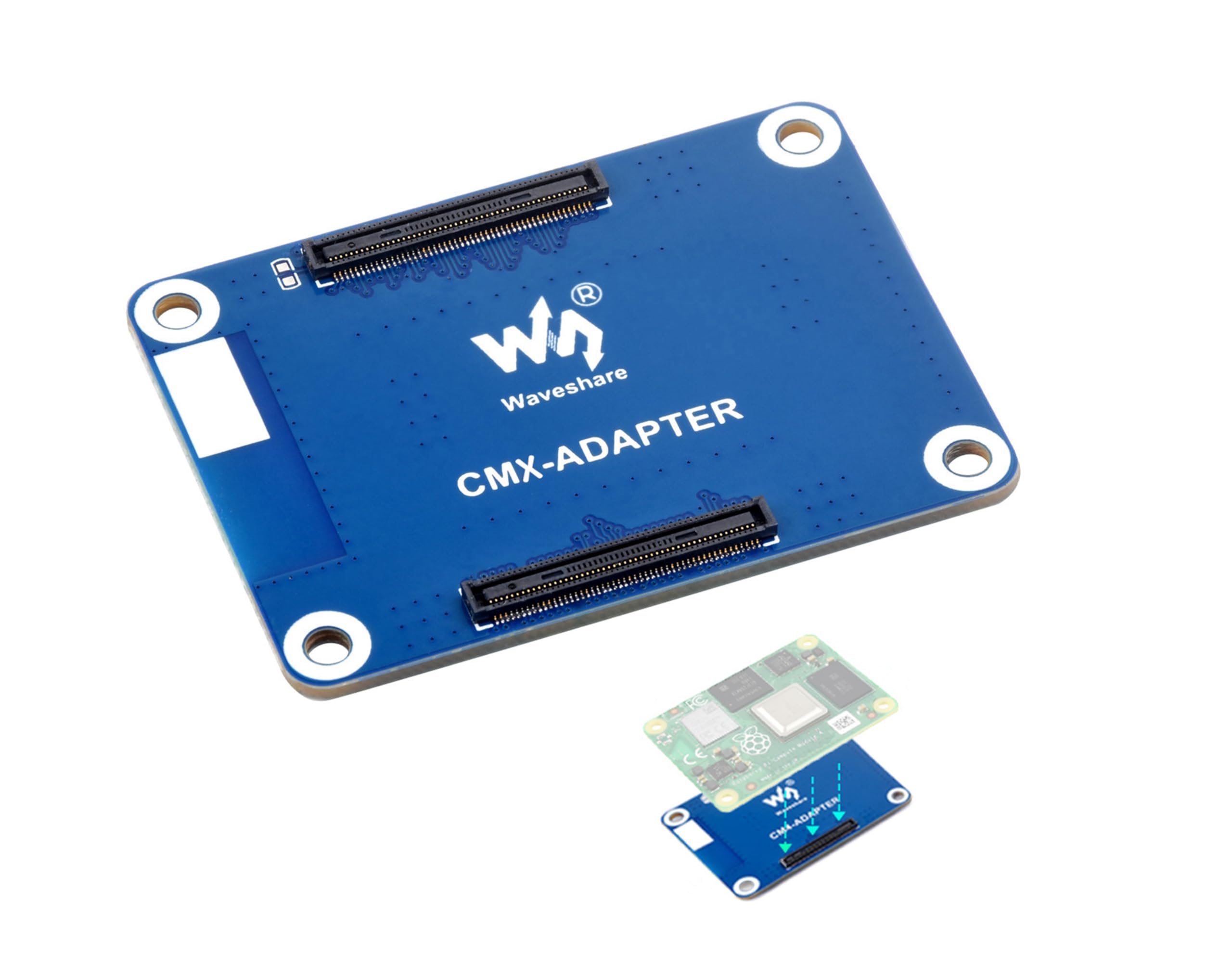 CM5/ CM4 Adapter, Interface Protection Adapter Board Compatible with Raspberry Pi Compute Module 5/4 Series, Provides Physical Protection for Frequent