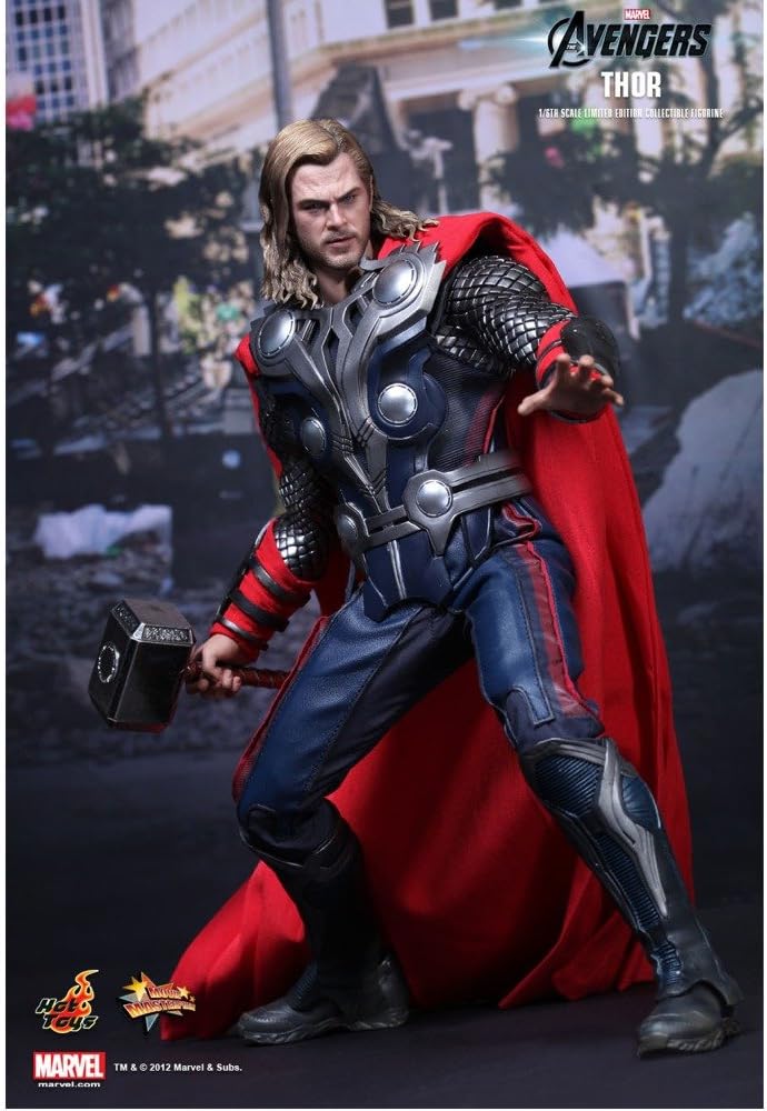 Hot ToysMovie Masterpiece - 1/6 Scale Fully Poseable Figure: The Avengers - Thor