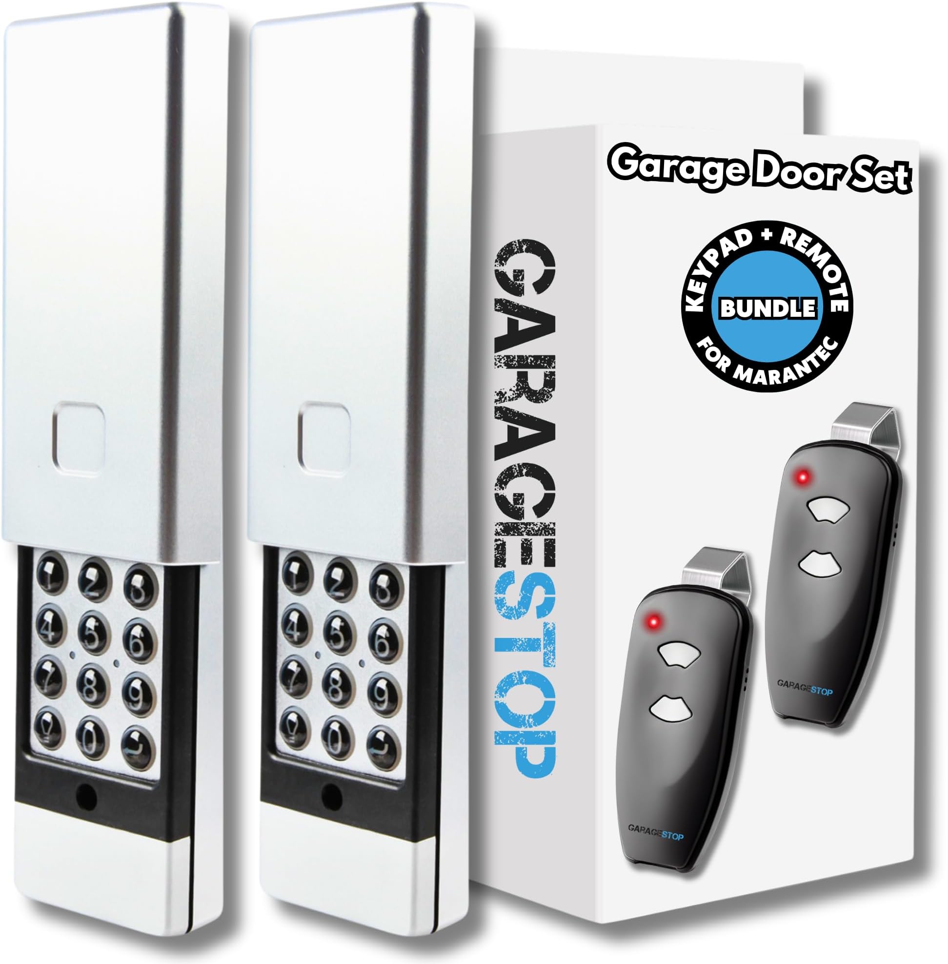 GARAGE STOPfor Marantec Garage Door Keypad & Remote Bundle