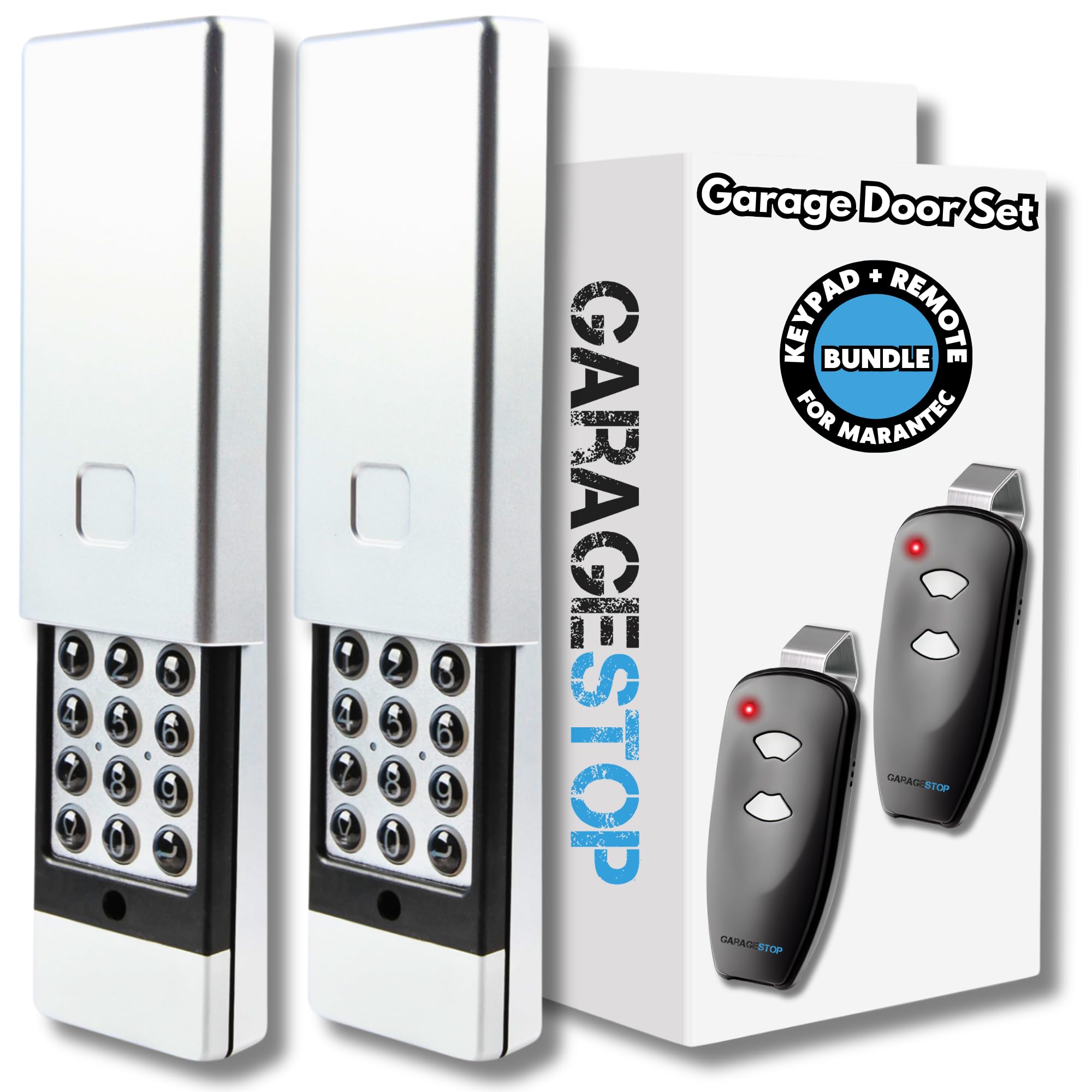GARAGE STOPfor Marantec Garage Door Keypad & Remote Bundle