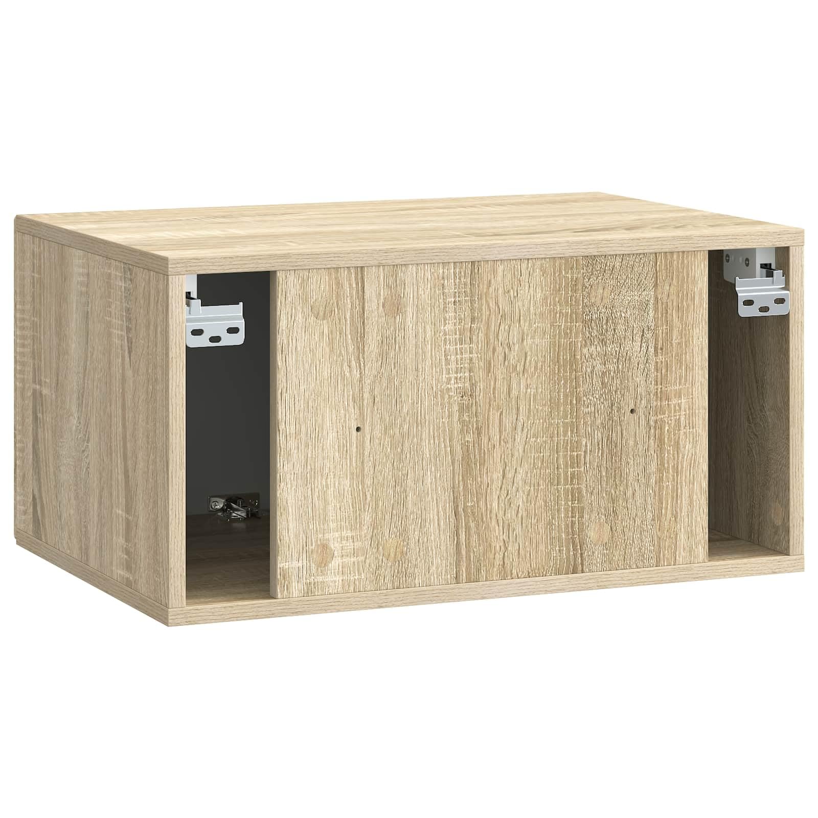 Fengshui Szafka TV montowana na ścianie dąb Sonoma 59,5 x 41 x 30 cm