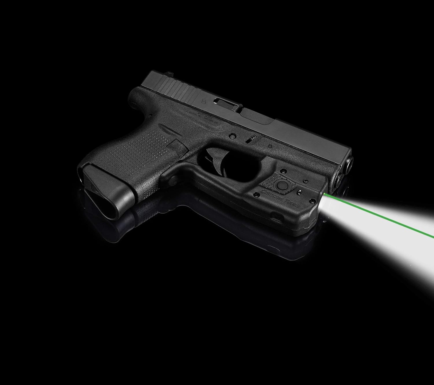 Crimson Trace LL-803 Laserguard Pro with Red Laser, Tactical Flashlight, Heavy Duty Construction and Instinctive Activation for Glock 42 & 43, Defensive Shooting and Competition : Sports & Outdoors