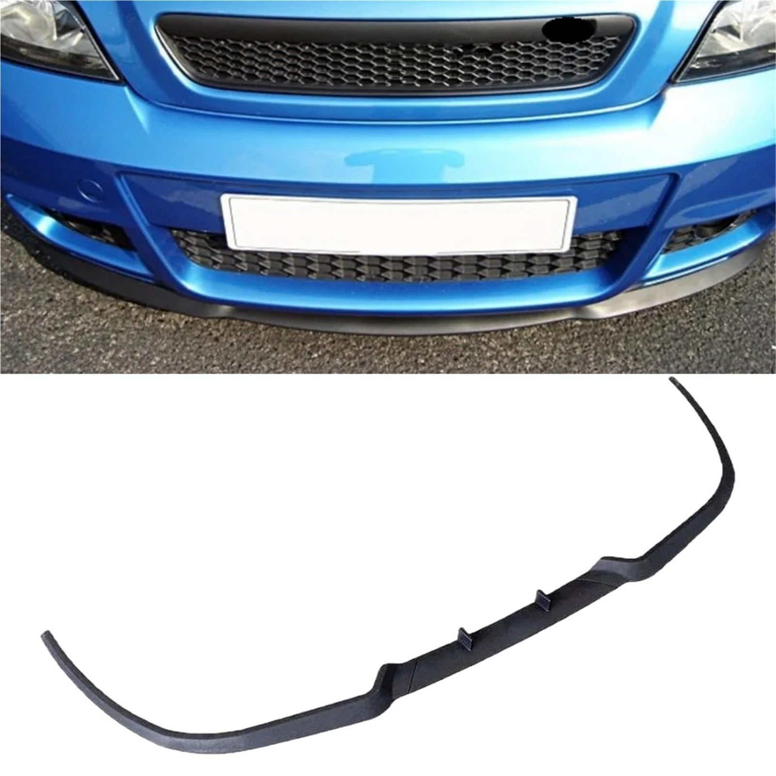 Auto Labbro Spoiler 3 Pz Spoiler ANTERIORE PARAURTI Labbro Body Kit Tuning Sport Protector Per VAUXHALL Per OPEL Per ASTRA H