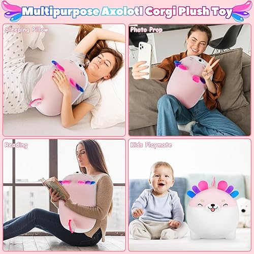 Miniatura 43 de Juguete de peluche de dragón negro de 16 pulgadas, animales de peluche geniales de dragón gigante, bonita almohada de dragón negro para abrazar