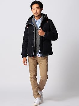 Amazon | [ビームス] ブルゾン/パラシュート ボタン ダウン パーカー
