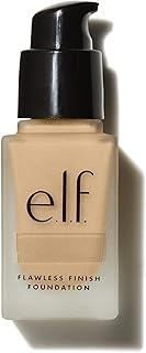 e.l.f. Flawless Finish Foundation, Improves Uneven Skin Tone, Lightweight, Medium Coverage & Semi-Matte, Vegan & Cruelty-F...