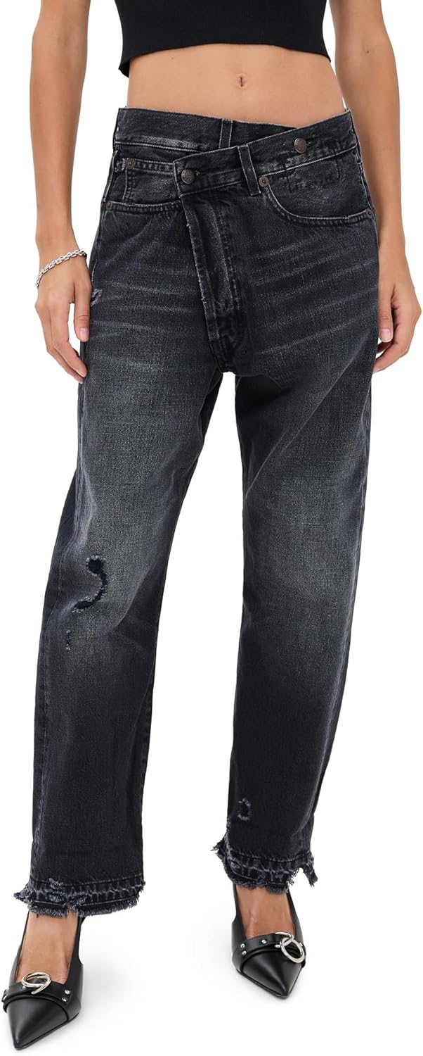 R13 Women's Cross Over Jeans