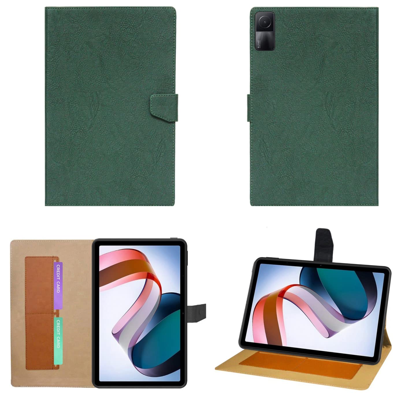 Zaoma PU Leather Flip Stand Case Cover with TPU Back Case Compatible for Xiaomi Redmi Pad Tab 10.61 inch 2022 Tablet - R5 Flip (R5 Olive) (B0BJQJ7YZL) Amazon Price History, Amazon Price Tracker