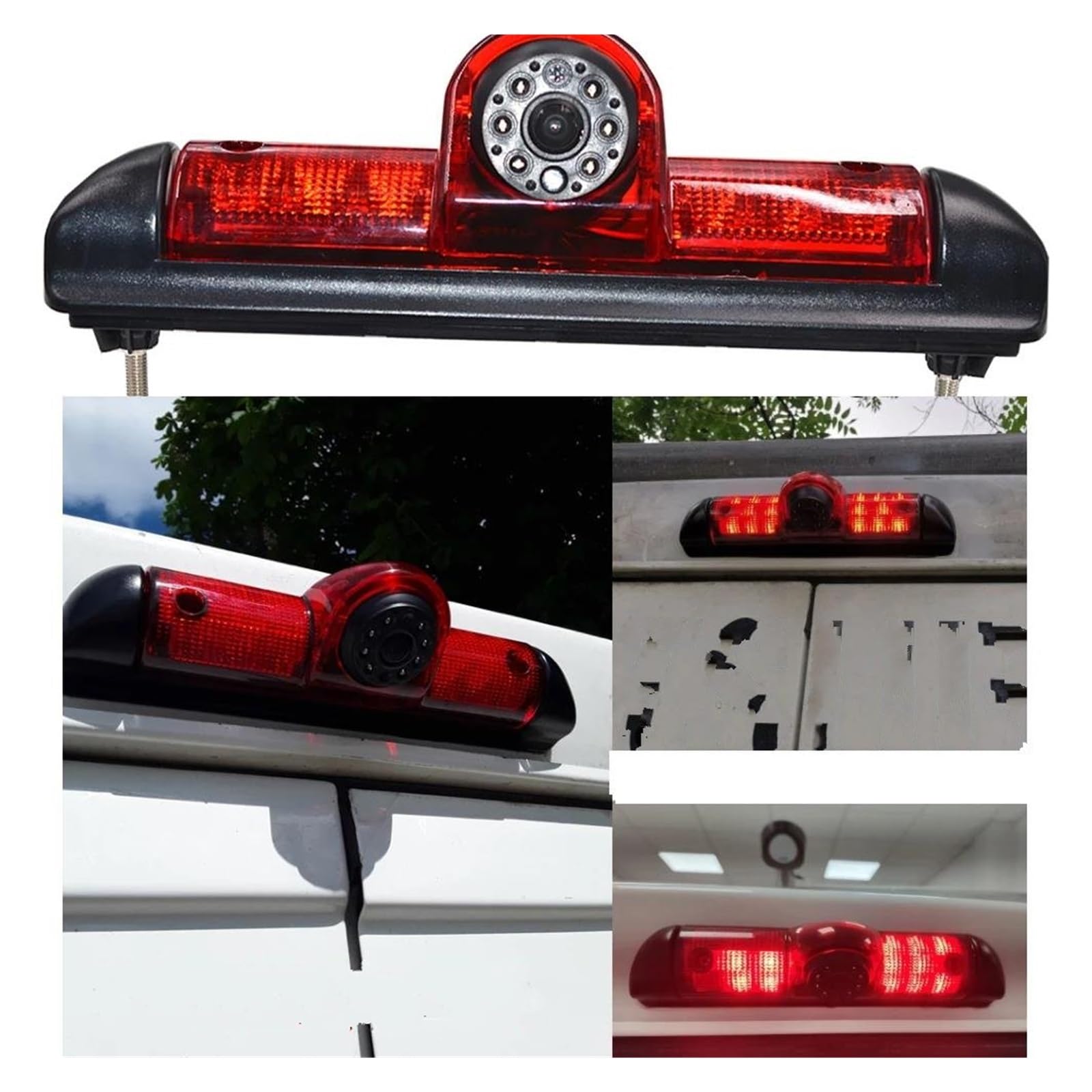 Telecamera Posteriore Parcheggio CCD Auto 3a Luce Freno Videocamera Vista Posteriore Impermeabile Visione Notturna Retromarcia Per Fiat Per Ducato 2006-2015 Retrocamera Auto