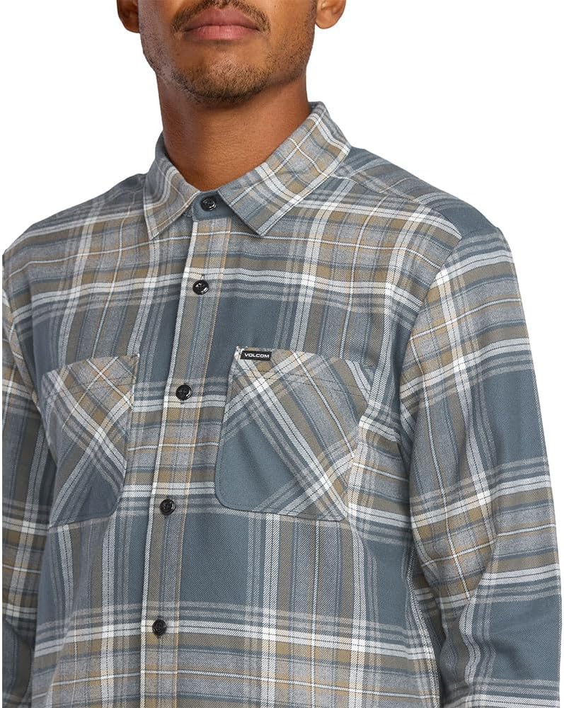 Volcom Mens Nerastone Long Sleeve Flannel Shirt - Image 3