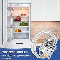 Vista 8 de 2198202 Reemplazo de control de termostato de refrigerador, WP2198202 control de termostato de congelador apto para refrigeradores Ken-More