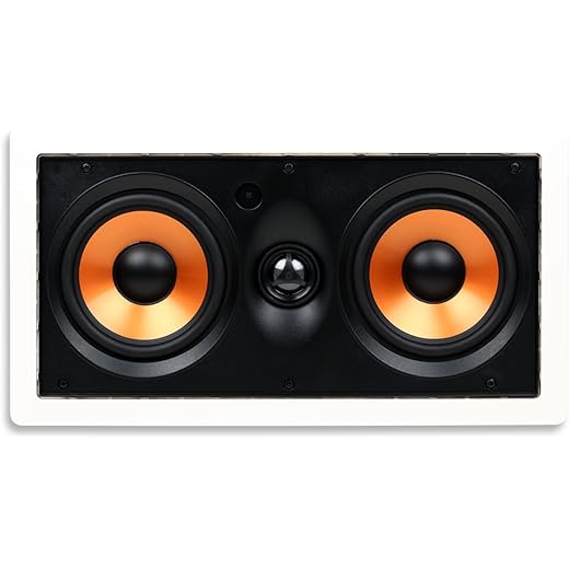 Micca M-CS Dual 5.25 Inch In-Wall Speakers 25 Inch