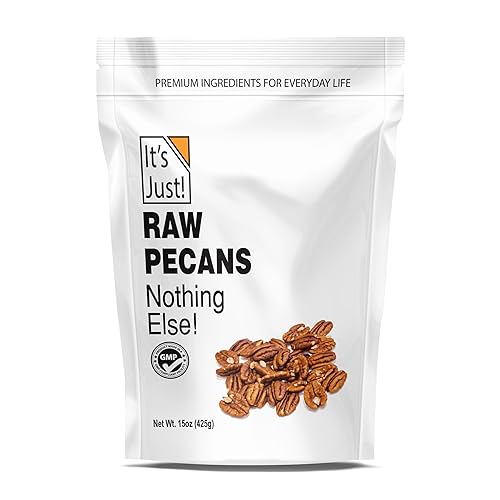 It's Just - Mitades de nueces crudas, sin sal, Jumbo XL, listas para comer o asar, nueces premium elegantes, producto de Estados Unidos (15 onzas