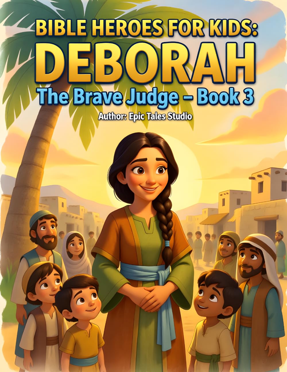 Bible Heroes for Kids: Deborah the Brave Judge – Book 3: An Inspiring Bible Story About Courage, Leadership, and Trusting God