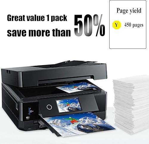 Miniatura 9 de Paquete de 1 cartucho de tinta remanufacturado 200XL de repuesto para Epson 200 XL 200XL T200XL uso para Expression Home XP-200 XP-300 XP-310 XP-400