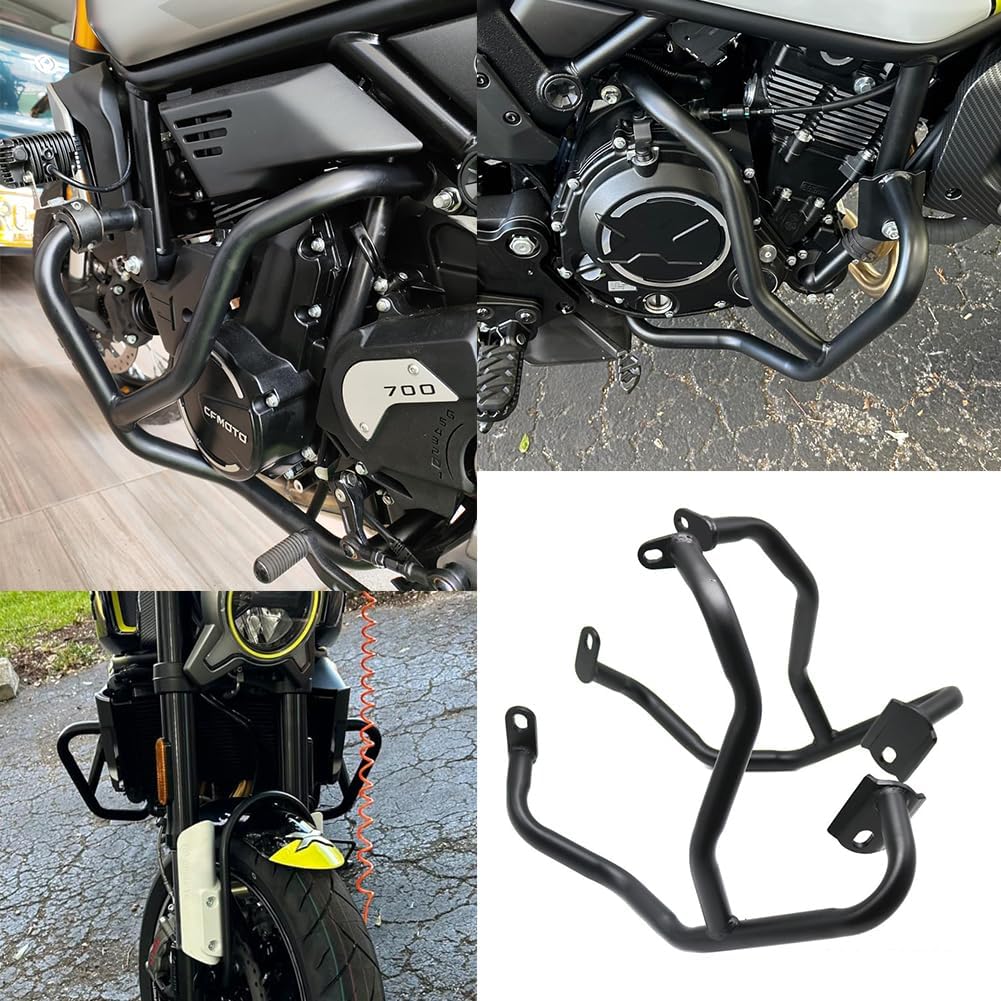Motorcycle Engine Guard Bumper Crash Bars Compatible with CFMOTO CLX700 700CLX 700CL-X CL-X700 2019-2024 Bodyframe Falling Protection Bar CF Moto CLX CL-X 700 Accessories