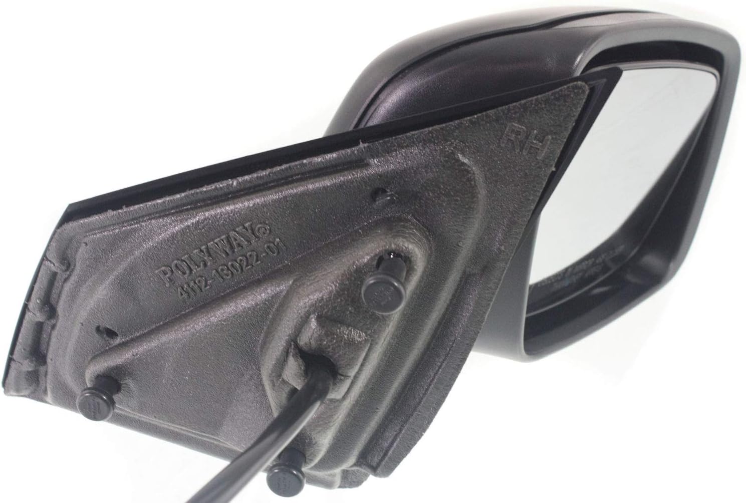 Garage-Pro Mirror Passenger Side Compatible with 2009-2019 Dodge Journey RT and SXT, Heated, Power Glass, Manual Fold, Paintable