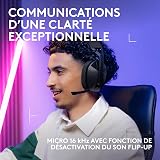 Logitech G G321 LIGHTSPEED, casque gaming Bluetooth sans fil - Noir - 3