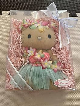 サンリオ フラダンスキティ　キティ ハワイ ぬいぐるみ 新品タグ付き　レア 希少 ぬいぐるみ ハローキティ 日焼けキティ ハワイ 20㎝ マスコット
