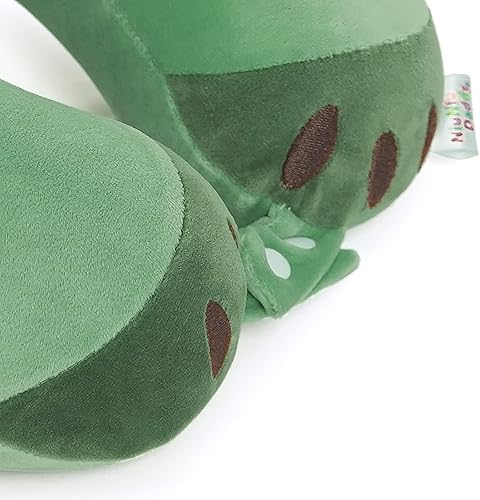 Miniatura 5 de Niuniu Daddy Almohada de viaje para niños, esencial para viaje por carretera, para niños de 9 a 12 años, almohada de cuello suave de espuma