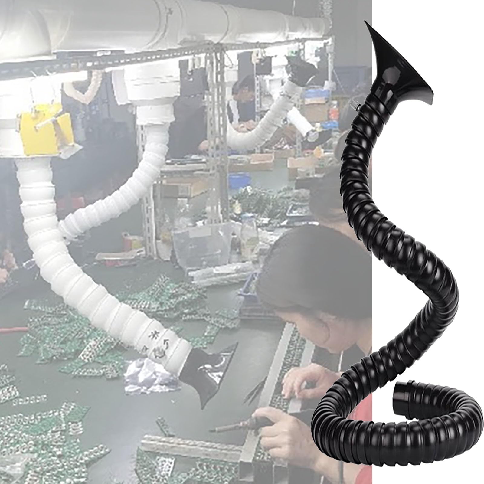 Tuyau flexible 2 ou 3 pouces pour conduit d'évacuation des fumées