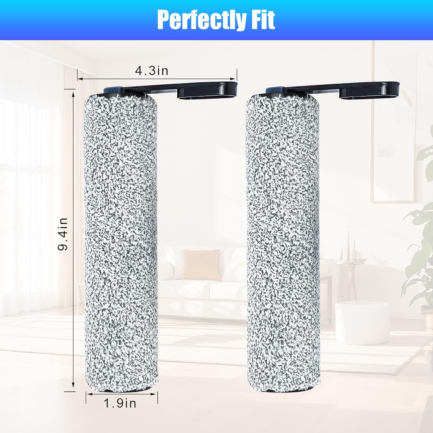 【NOT Universal】【S5/S5 Pro Only】 Replacement Brush Rollers for Tineco Floor ONE S5/S5 PRO Cordless Wet Dry Vacuum Cleaner 【NOT for S5combo & Nor Other Models】