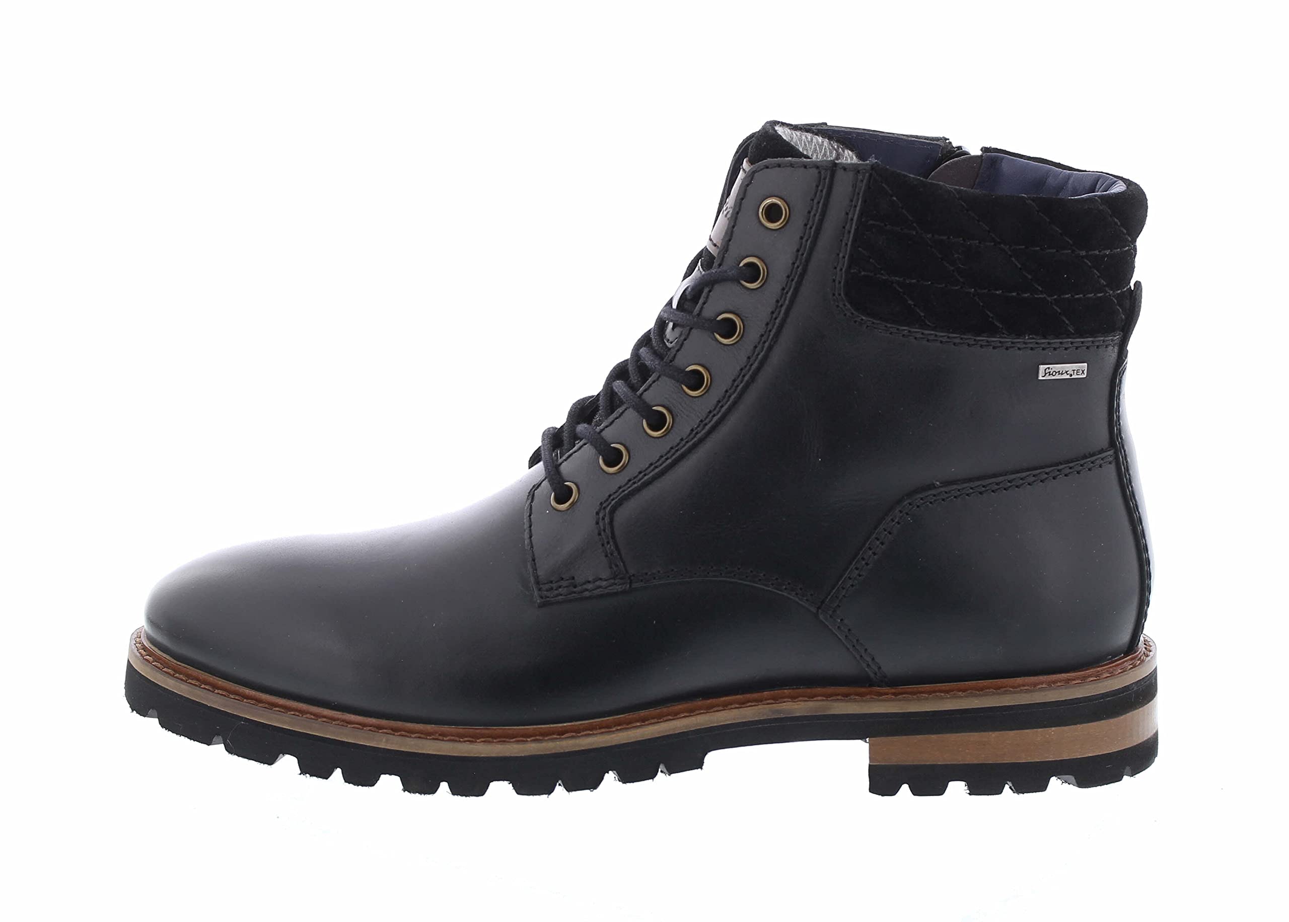 Sioux Men's Osabor-702-tex Oxford Flat, Black, 7.5 UK